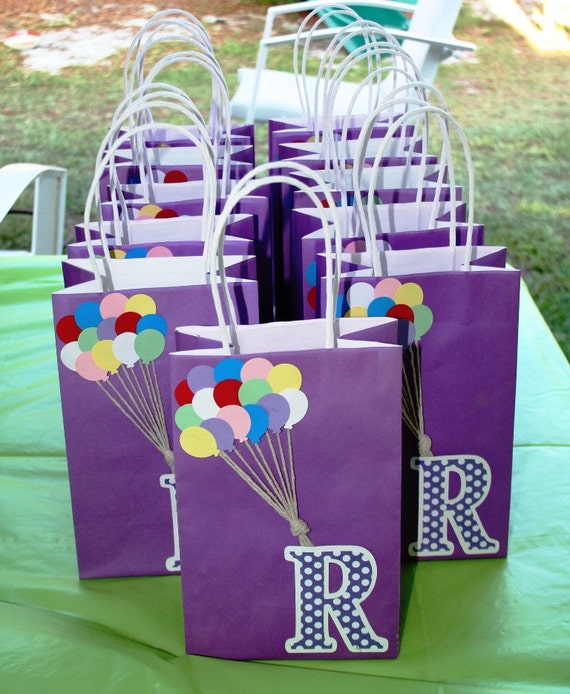 Items similar to UP THEME 12 Personalized Treat Bags Heavily