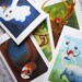 Animal greeting card set