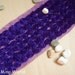 Chiffon Rose Lace -1/2 yard 6 Row Hyacinth Chiffon 3D Rose Lace Applique Trim (C63)