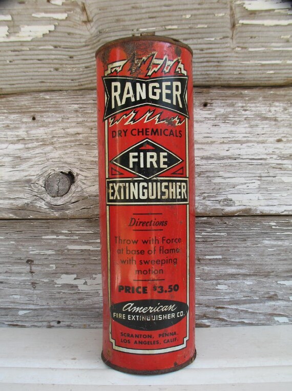 Vintage Fire Extinguisher Ranger