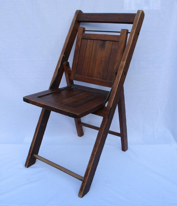 Antique Folding Chair Childs Sunday School Chair