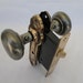 Antique Door Lock Set with Knobs and Hinges