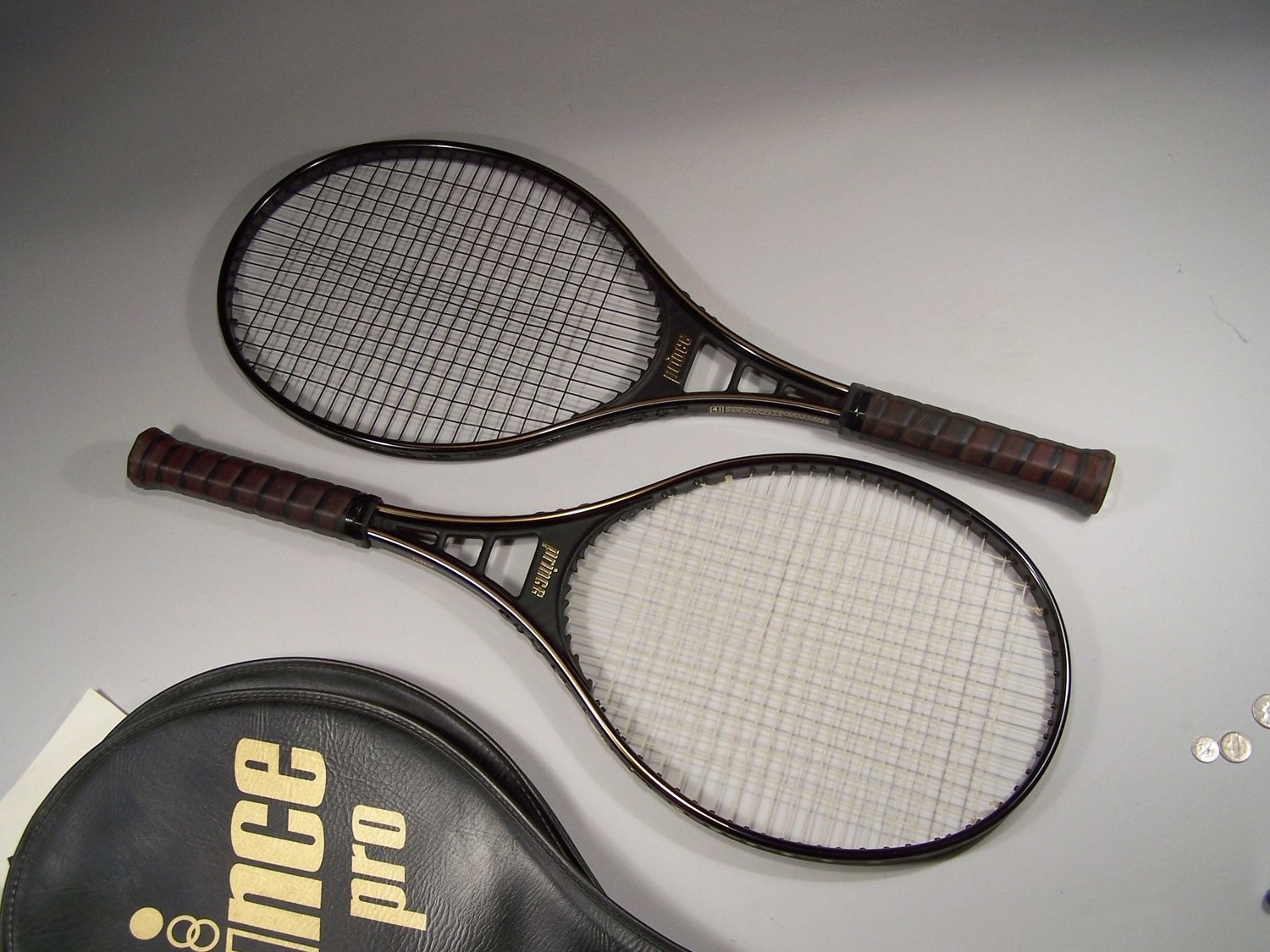 Pair of Prince Pro Tennis Racquets Set of 2