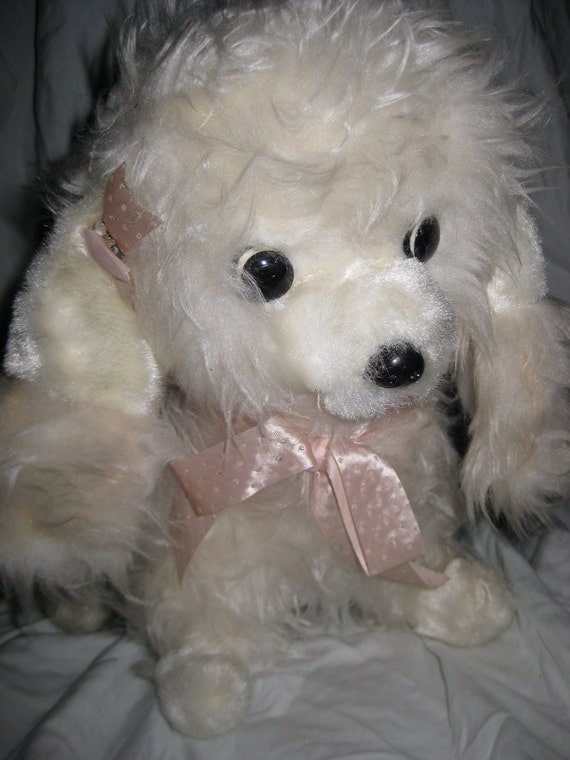 stuffed poodle dog toy