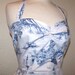 Vintage 1950s insired repro Hawaiian halter wiggle dress size small Rockabilly Viva High