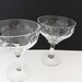 Champagne Saucers / champagne coupes / vintage cocktail glasses - Edinburgh Crystal