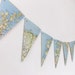Scottish Map Bunting - upcycled bunting, recycled bunting