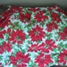 1950s Vintage Pointsettia Hostess Half Apron