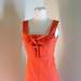 Vintage 70s sun dress poppy red empire waist sundress medium