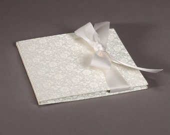 Ready to Ship - Ivory Brocade CD / DVD Case - Single Disc