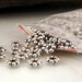 50 PCS Silver tone antique small Flower spacers 6mm Thebeadtriss READY to SHIP jewelry metal decor supplies