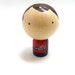 Wooden Peg Doll Motorcycle Guy, Kokeshi
