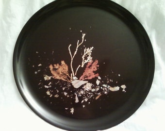 Authentic Vintage Seaside Couroc Tray