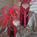 High Heel Platform Spiked Women Shoes Hot Pink size 7...A SpikesByG Design