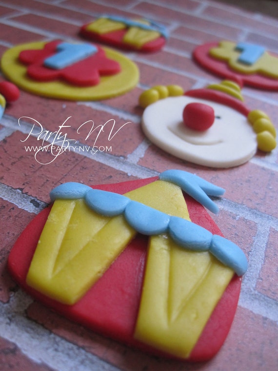 EDIBLE (Fondant Toppers) - Circus Il_570xn