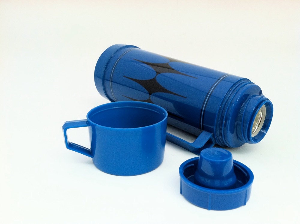 Blue Aladdin Thermos Bottle 1 Pint Vanguard by BrigidsFancy