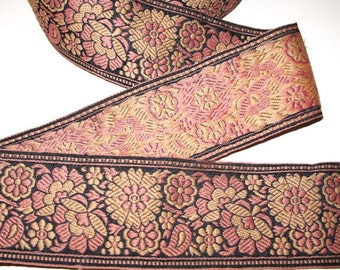 Vintage Silk Brocade Sari/Saree Border by oldsilkroute on Etsy