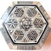Vintage Intricate Mother of Pearl Inlaid Wooden Box from Iran