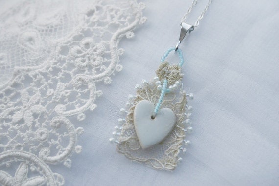 Old New Borrowed Blue Bride Pendant Charm (D)