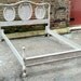 Old Word French Provincial Painted Full Double Bed French Grey and White