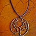 Cast Bronze Tree Of Life Pendant