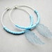 SKY - Beaded Hoop Earrings