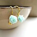 MINT - Tiny Rose French Clips Earrings