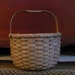 Primitive Half Bushel Basket Handwoven