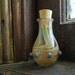 Refined Earth Tone Blown Glass Stash Jar or Oil Vessel