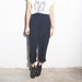 RESERVED for Amanda- High Waisted Trouser Pants in Navy Blue - Medium