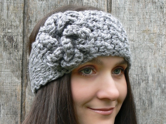 pattern headband for crochet tapered Ash Wrap Chic Your warmer Ear Gray KISS Head Headband Color/ Boho Pick