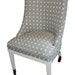 Rolling Office Chair with Charcoal Geometric Pattern - Free shipping