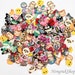 300 pcs Cute Animal Fimo Slice Nail Art Decoration UV Gel Tips with box