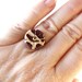 Giraffe Print Ring Animal Print Flower Jewelry Summer Sale
