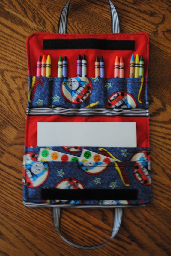 Items similar to Thomas the Train Crayon Carrying Case on Etsy