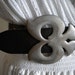 Amazing Vintage Gothic Black Leather Wide Belt