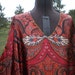 Vintage Maxi Kaftan Long Lounge Ethnic Festival Hippie Dress
