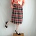 Pretty Plaid Skirt with Pockets