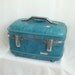 Blue American Tourister Train Case with Key