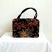 Embroidered Floral Tapestry Purse