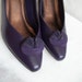 Purple Kitten Heels