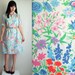 White & Rainbow Day Dress with Matching Belt