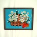 Embroidered Strawberries & Flowers Wall Hanging