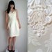 White Lace Strapless Dress