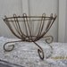 Vintage Wire planter Basket urn pedestal so shabby