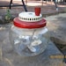Vintage Butter churn jar glass pint