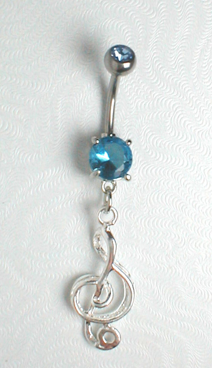 Unique Belly or Navel Ring Sterling Silver by pondgazer2004