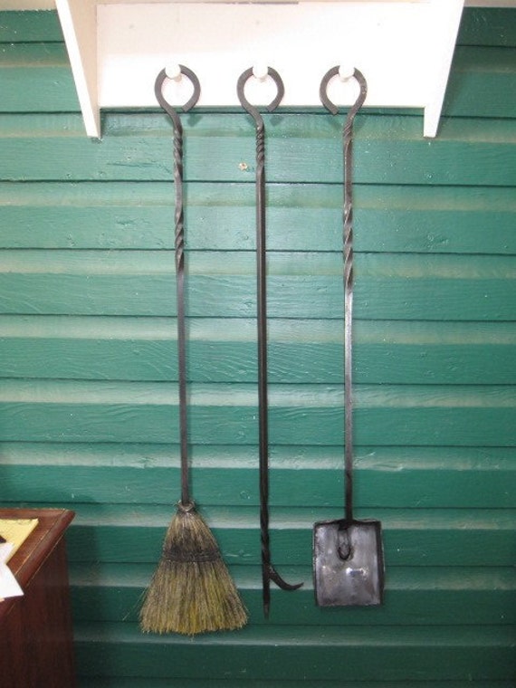 Extra Long Fireplace Poker by StoneAndSteel on Etsy