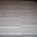 Vintage Tablecloth Linen Damask White on White Art Noveau Floral 50x51" square