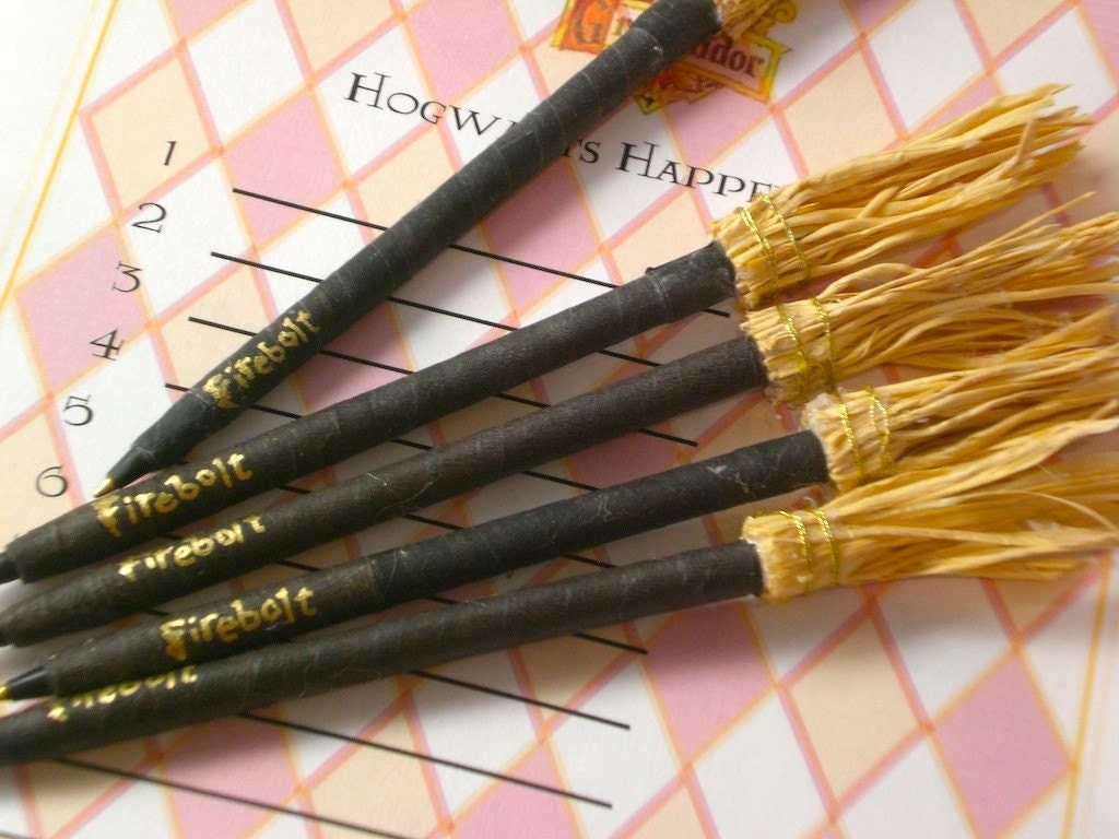 Firebolt Broom Pen x5